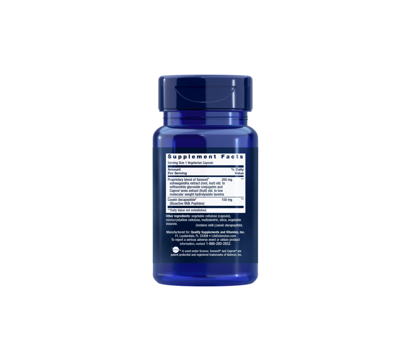 Life Extension Enhanced Sleep without Melatonin, supplement info